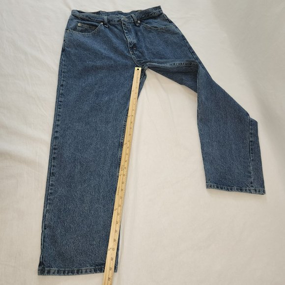 Vintage WRANGLER Mom High Rise Straight Leg Relaxed Fit Jeans Size 34X30 100% C - Picture 13 of 15